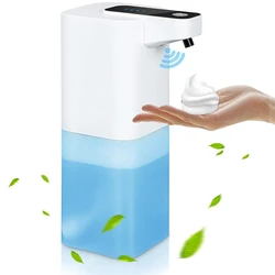 400Ml Automatic Soap Dispenser,Contactfree Foaming Soap Dispenser, Infrared Sensor Hand Soap Dispenser