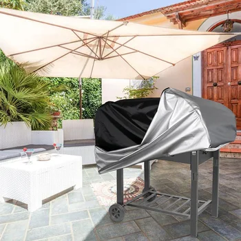 

BBQ Gas Grill Cover 6 Sizes Barbecue Heavy Duty Waterproof Grill Cover Anti Dust Rain Barbecue Accessories Outdoor Garden