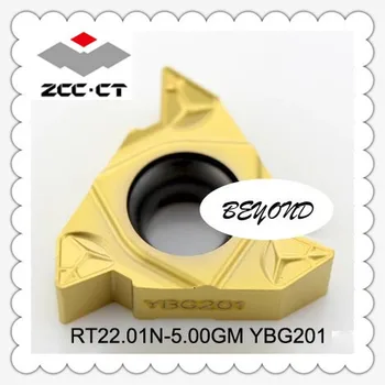 

Original ZCC RT22.01N-5.00GM YBG201 22IR IRM 5.0 ISO Internal Threading Insert Carbide Inserts Turning Tool Lathe Cutter CNC