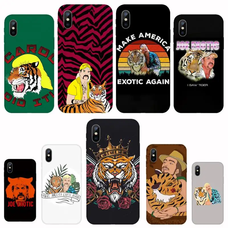 

Joe Exotic Tiger King Phone Case For iphone 12 5 5s 5c se 6 6s 7 8 plus x xs xr 11 pro max