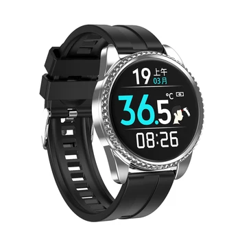 

BT01 Temperature Intelligent Bracelet Pedometer Activity Monitor Smart Watch Wechat Sports Environment Temperature Bracelet