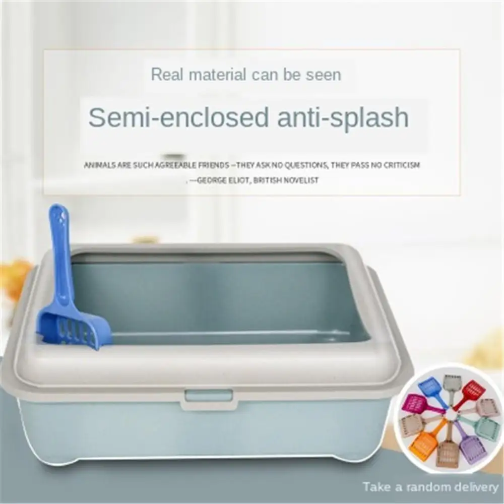 1PC Random Color Toilet Bedpan Cat Litter Box Cat Tray Toilet Supply Teddy Anti-Splash Toilet Puppy Indoor Home Plastic Sandbox 1PC Random Color Toilet Bedpan Cat Litter Box Cat Tray Toilet Supply Teddy Anti-Splash Toilet Puppy Indoor Home Plastic Sandbox