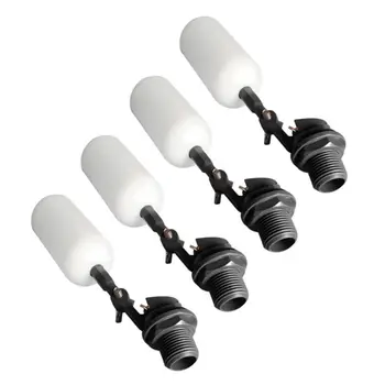 

4Pcs 1/2 Inch Mini Stable Float Ball Valve with Adjustable Arm Automatic Fill Feed Humidifier Tank Water Tools for Ponds Livesto