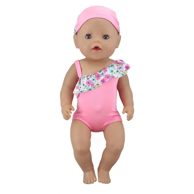 Новые милые модные купальники бикини подходят для 43 см кукла 17 дюймов Reborn кукла аксессуары
