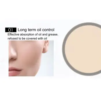 

Makeup Pressed Powder Moisturizing Waterproof Oil Control Concealer Contour Palette Invisible Makeup Cosmetics Natural Face S4Q3