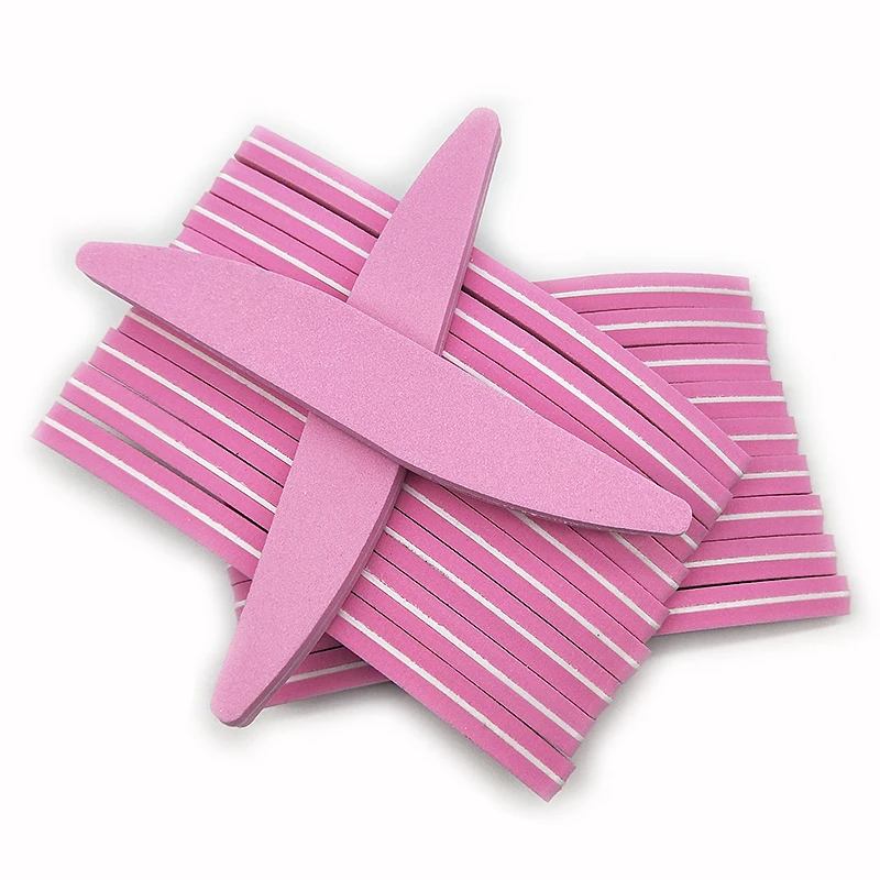 100 шт./компл. наждачная бумага Nailfile Lime 100/180 двухсторонний брусок для шлифовки блок набор Губка для полировки ногтей для УФ гель-лака Маникюр Файл