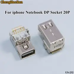 ChengHaoRan 2 шт./лот USB разъем для iphone ноутбук DP разъем 20P 20 значок патч Pin USB разъем