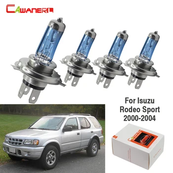 

Cawaner 2 Pair H4 Car Halogen Lamp 4300K 12V For Isuzu Rodeo Sport 4-Door 2000-2004 Auto Headlight Light Hi/Lo Beam Super Bright