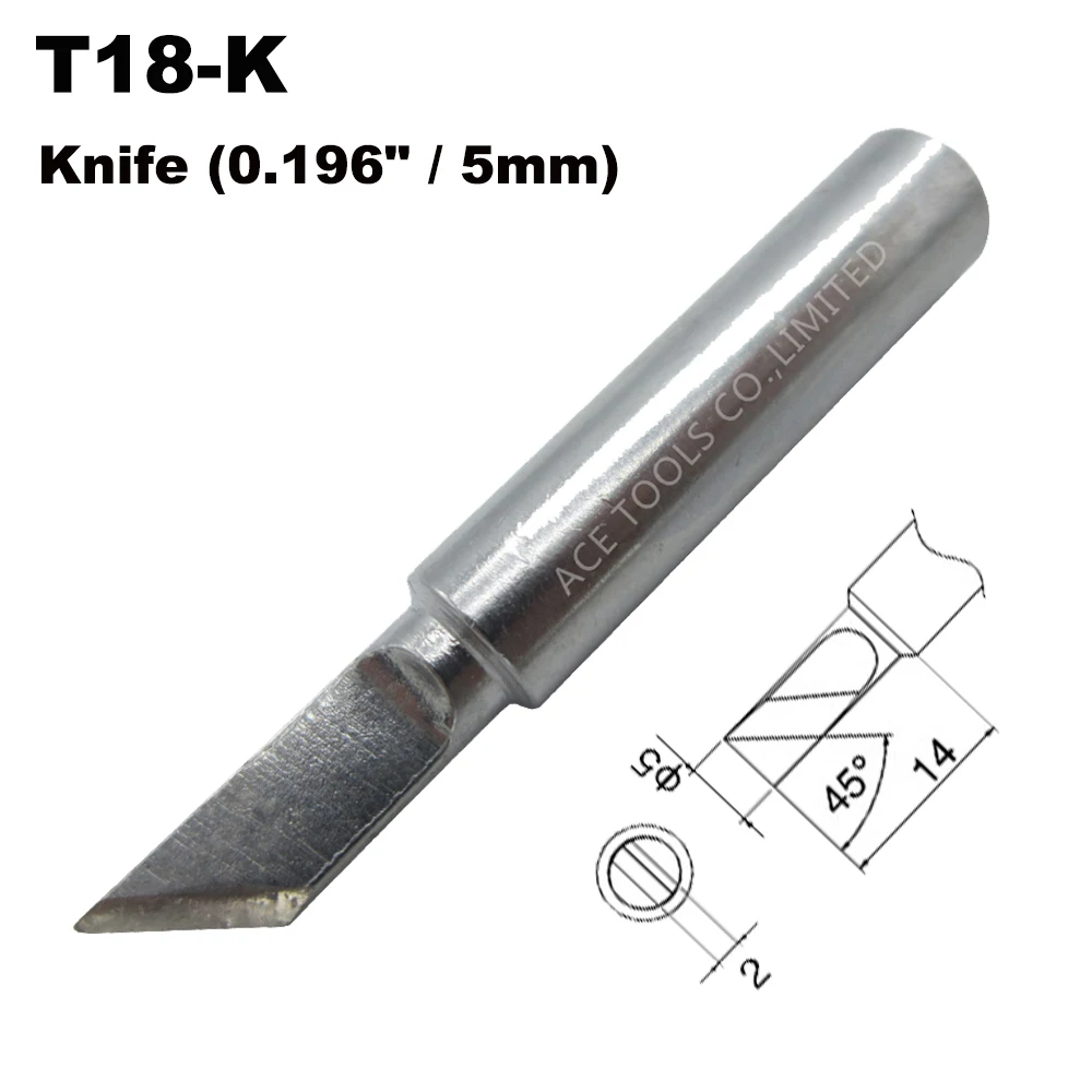 T18 Series Soldering Tips Fit HAKKO FX-888 FX-888D FX-8801 FX-600 Lead Free Iron Nozzle Welding Handle Pencil Bit welding rods