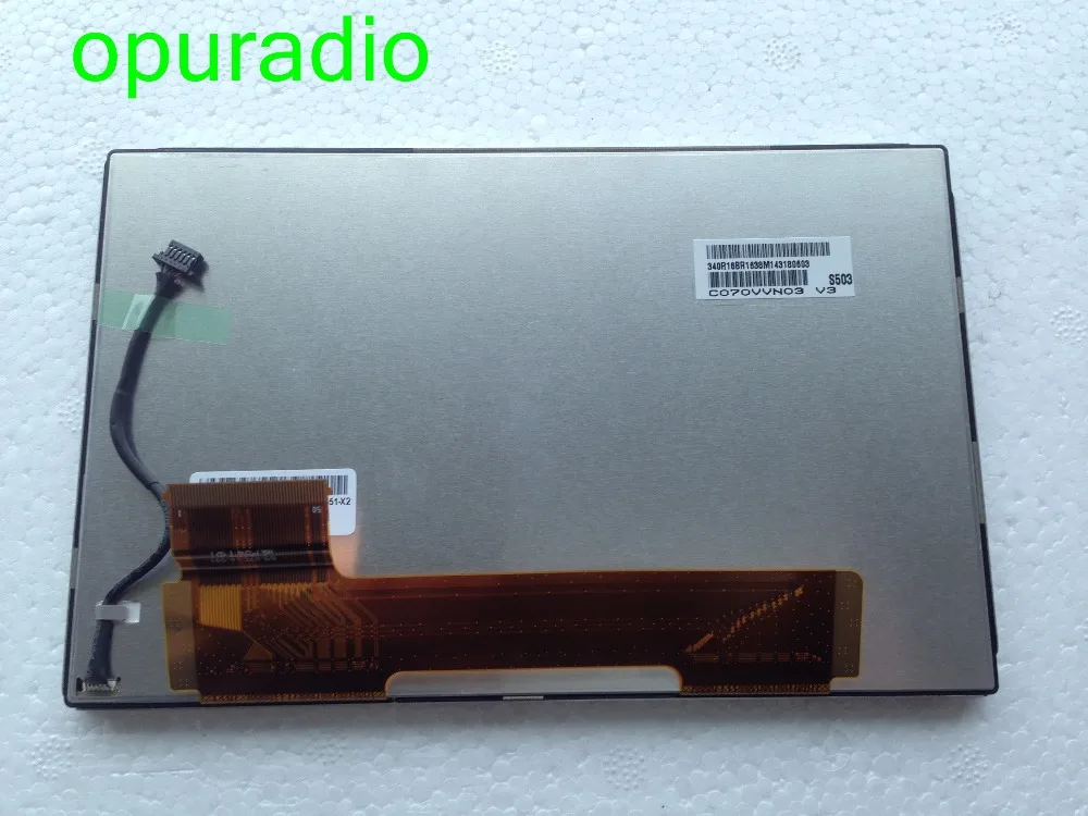 Free post Original 7.0inch LCD Display C070VVN03.0 C070VVN03 C070VW04 V6 screen panel for MMI 3G+ car replacemant - Цена: US $35.15