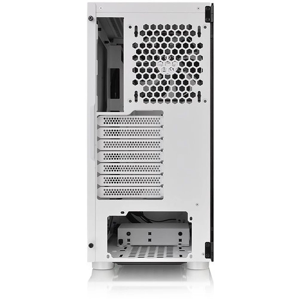 Корпус Thermaltake H200 TG Snow RGB белый без БП ATX 1x120mm 2xUSB3.0 audio bott PSU