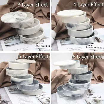 

Handmade Rotating 3-Tiered Tray Jewelry Storage Organizer Resin Casting Mold 40JF