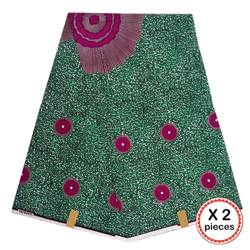 Африканская восковая ткань с принтом Анкара для шитья Анкара африканская ткань 12 ярдов Нигерия хлопок Гана ткань для платья 91018