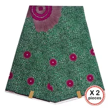 Африканская восковая ткань с принтом Анкара для шитья Анкара африканская ткань 12 ярдов Нигерия хлопок Гана ткань для платья 91018