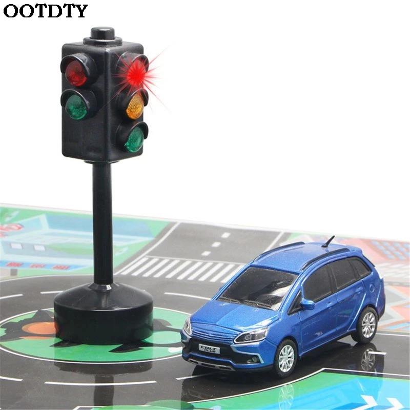 

New Traffic Light Puzzle Toy 11.5cm Traffic Signs with Musica and Light Motor Vehicle Signal Light Safety Early Education Toys