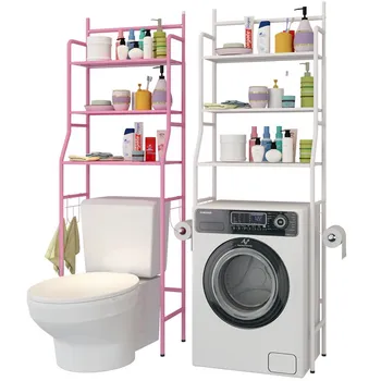 

Bathroom Storage floor stand Shelf Floor Toilet Washbasin Washing Machine Toilet Storage Rack Kitchen shelf