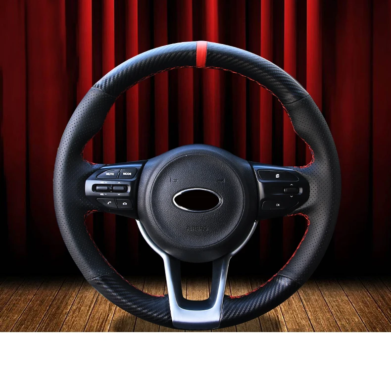 Lsrtw2017 автомобиля рулевое колесо ручной тормоз Шестерни рычаг подлокотника для Kia Rio X Line Kx крест K2 Рио интерьер