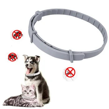 

Pet insect repellent collar medium and small cats and dogs adjustable insect repellent anti-flea collar dog leash pet collar
