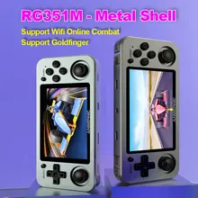 Консоль игровая ANBERNIC RG351M RG351P в стиле ретро, портативная игровая консоль с корпусом из алюминиевого сплава 2500, ручной игровой плеер RG351 Консоль игровая ANBERNIC RG351M RG351P в стиле ретро, портативная игровая консоль с корпусом из алюминиевого сплава 2500, ручной игровой плеер RG351