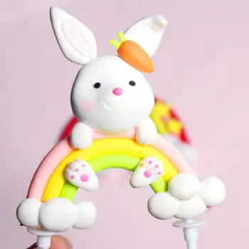 

Rainbow Cake Topper Rabbit Cake Decoration Baby Shower Gift Decor Cute Girl Birthday Party Decor Cake Supplier