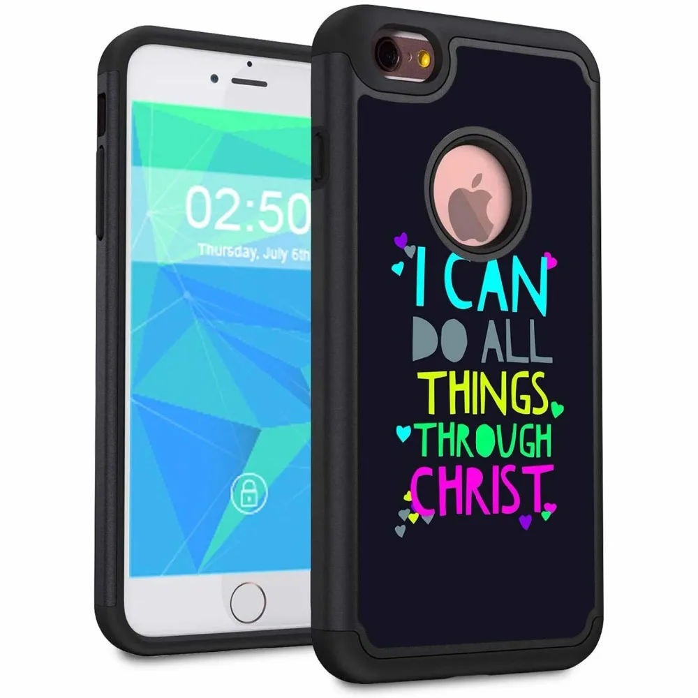 Чехол для телефона для iphone 6/6plus, чехол, iphone 6/6S plus, чехол, двухслойный Гибридный жесткий защитный чехол, противоударный ТПУ бампер