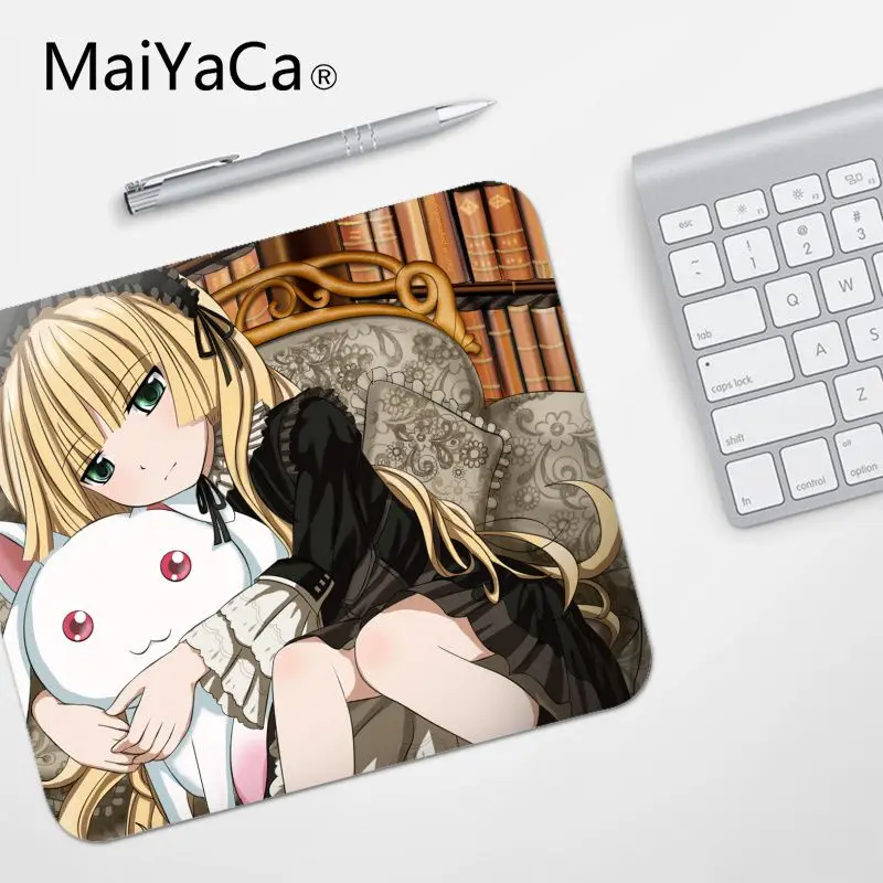 No Lock Edge18x22cm MaiYaCa Gosick The Geek Clinic индивидуальные коврики для мыши Компьютерные Аниме Коврик для мыши и ноутбука резиновый ПК компьютерный игровой коврик для мыши - Цвет: No Lock Edge18x22cm