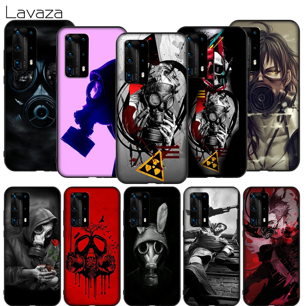 Мужской противогаз чехол Lavaza для Huawei P8 P9 P10 P20 P30 Y6 Y7 Y9 Lite Pro P Smart Nova 2i 3i Mini 2017