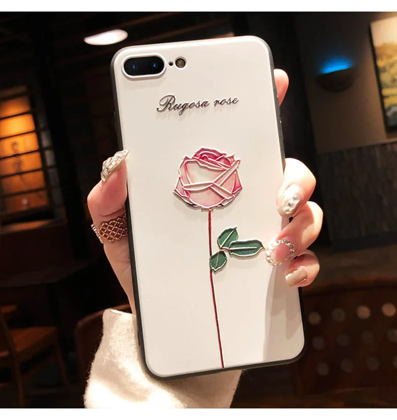 Premium Relief Soft Silicone Phone Back Cover