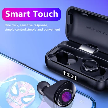 

X13 TWS 5.0 Bluetooth Wireless Headset Stereo LED Earphone Waterproof 5000mAh Bluetooth 5.0 Earphones TWS Wireless Headphones