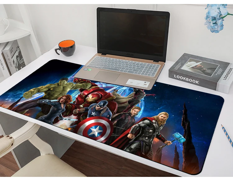 Мстители коврик для мыши 75x30 см Коврик для мышь notbook компьютер коврик для мыши от производителя Профессиональный игровой коврик для мыши геймер к клавиатуре коврики для мыши