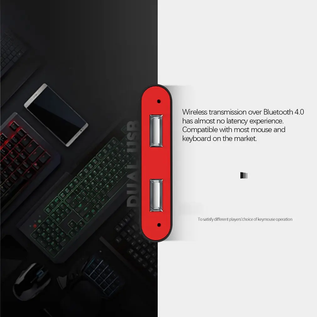 Ipega Pg-9116 Bluetooth Keyboard Mouse 2 in 1 Converter for Mobile Pubg Controller Games for Androi