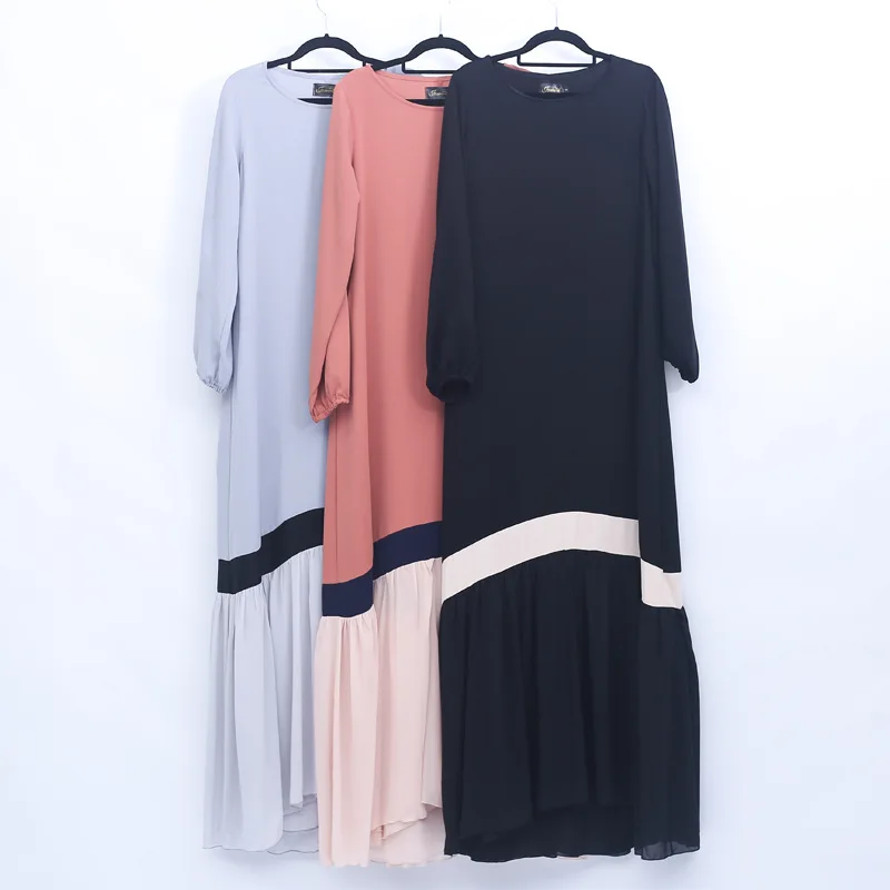 Vestidos abaya турецкое мусульманское платье лоскутное кафтан Арабский исламский платья халат Musulmane Longue Caftan