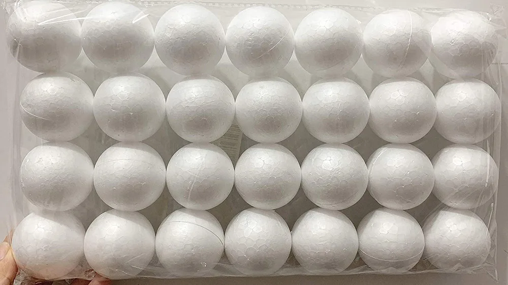 130 Pack Craft Foam Balls, 7 Sizes Including 1-4 Inch, Polystyrene Smooth  Round Balls, Foam Balls For Arts And Crafts - AliExpress