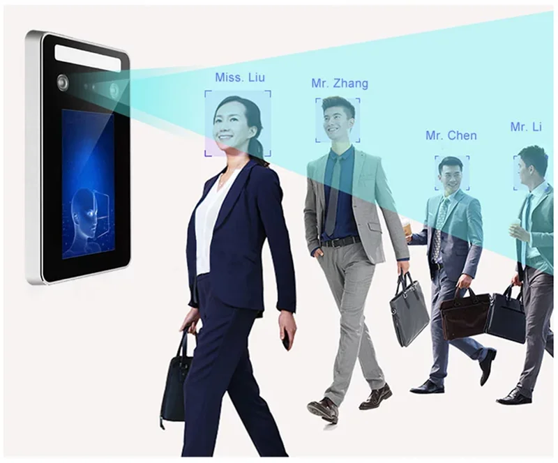 Waterproof Biometric Face Recognition Access Control And Time Attendance Facial Door Access Control System With RFID Reader - Famidy.com