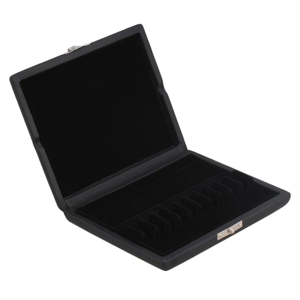 Black Oboe Reeds Case Holder Box for 10x Reeds Capacity Woodwind Accessories