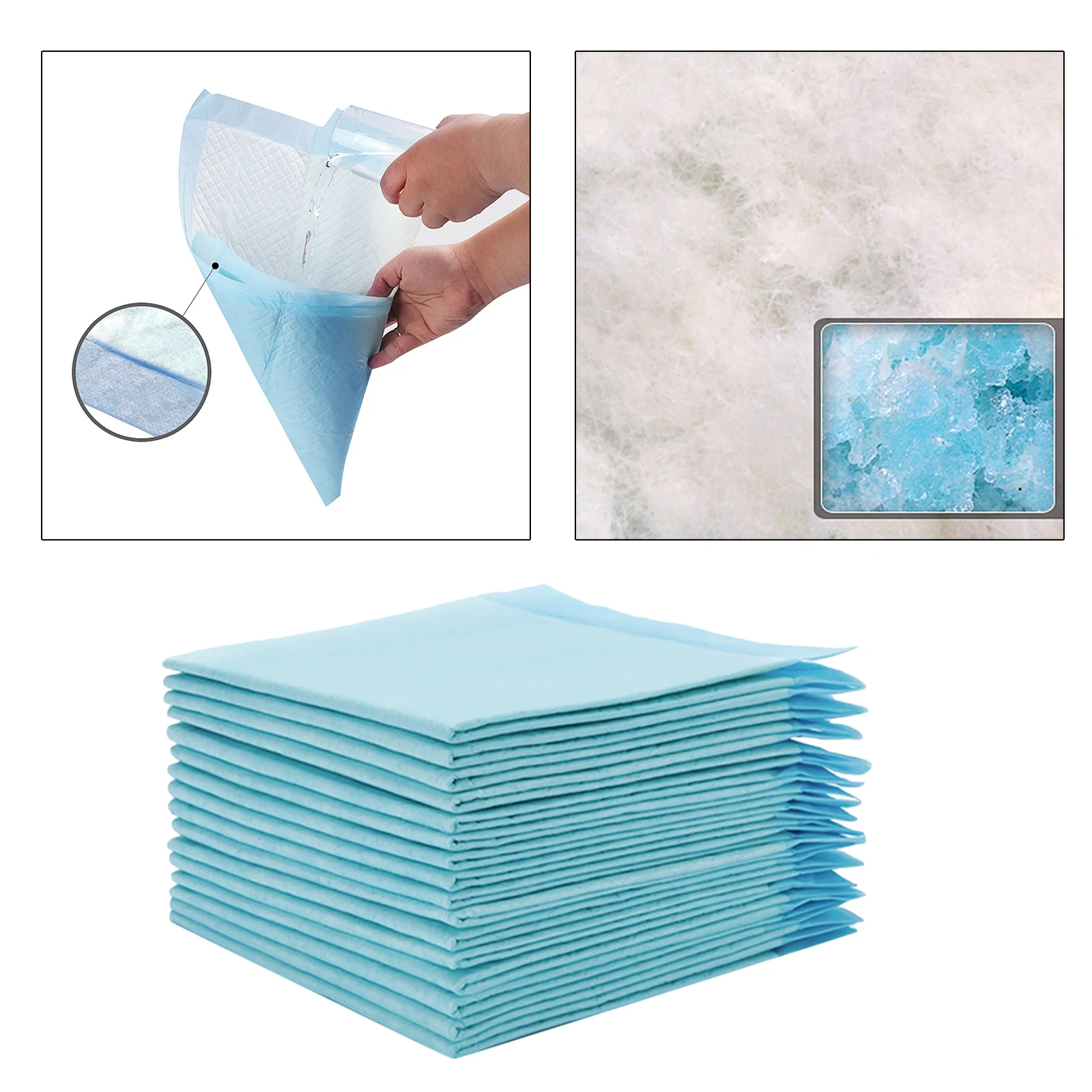 15pcs /pack Disposable Postpartum Underpads Maximum Absorbency Large for Women Adult Diapers Menstrual Underwear