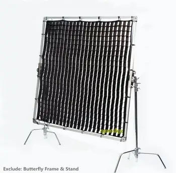 

6x6 6'x6' 1.8x1.8m 80° 10*10*8.5cm Butterfly Soft Fabric Egg Crate Eggcrates Grids Honeycomb Background for Photo Studio Film
