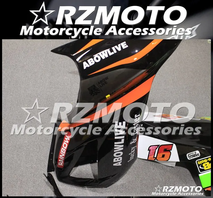 Abs мотоцикл обтекатель подходит для трековой версии Kawasaki ZX6R 636 2013- кузов стекловолокно Магазин № 2315