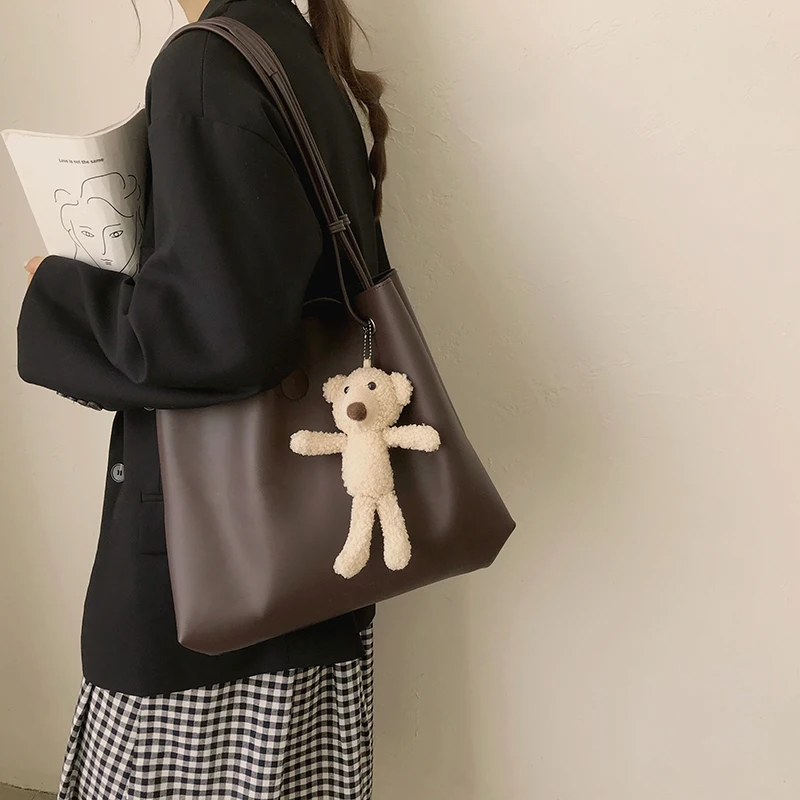 

Autumn And Winter Large-capacity Bag Women's 2020 New Trendy Net Red Tote Bag High-end Student Class Shoulder Bag
