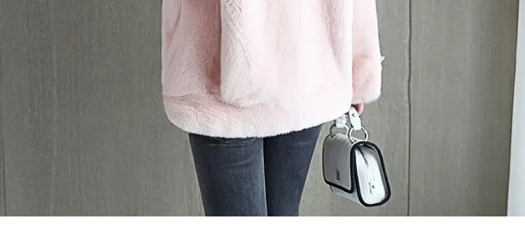 inverno nova todo vison casaco de pele das mulheres curto moda simples локомотив terno gola de pele de vison casaco de pel