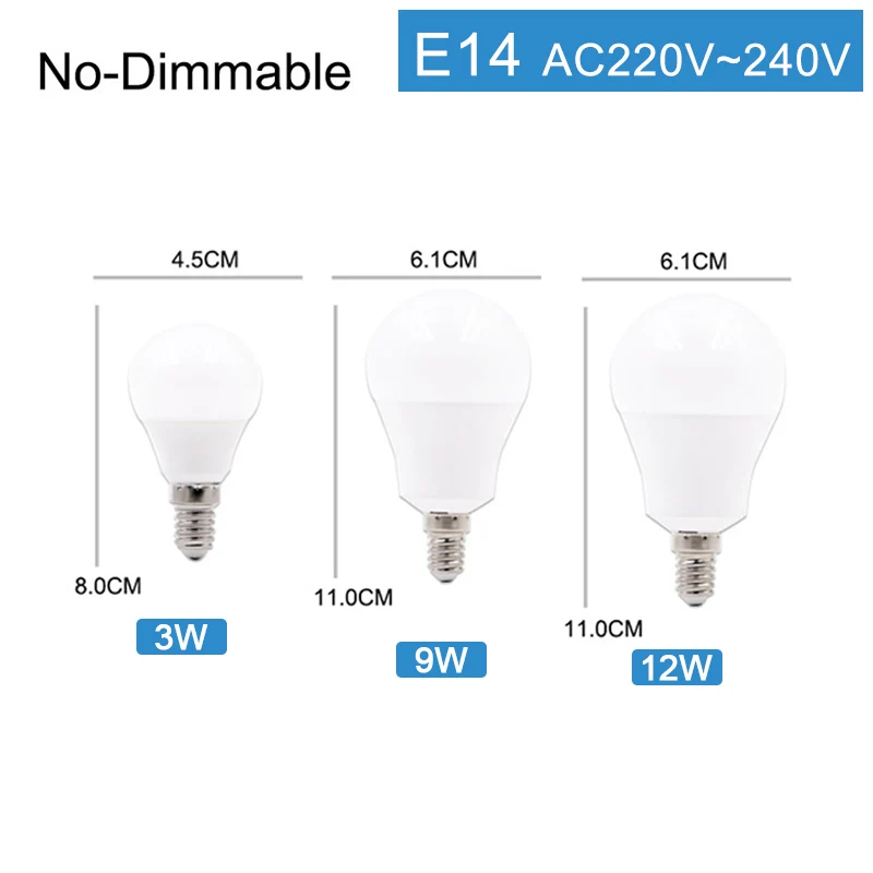 Светодиодный лампы E27 E14 светодиодный светильник 20 Вт 16 Вт 12 Вт 9 Вт 5 Вт 2835SMD AC 220V 240V lampara энергосберегающий СВЕТОДИОДНЫЙ Светильник Мозоли Настольный светильник Bombillas - Испускаемый цвет: E14  Globe Bulb