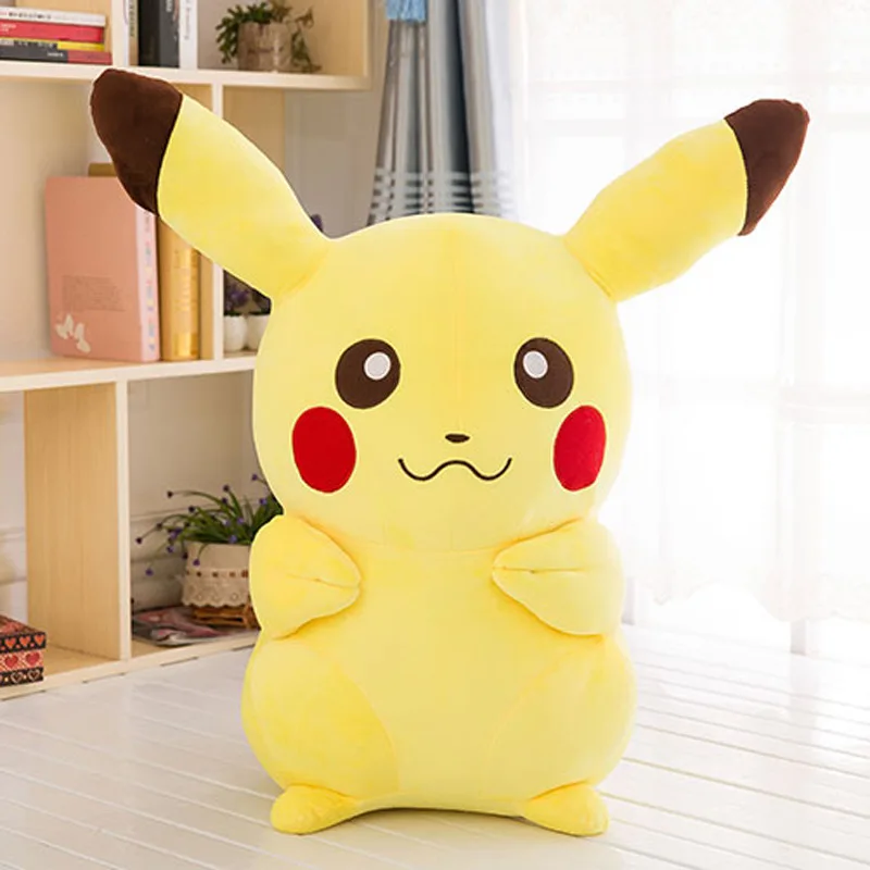 

Pikachu Doll Plush Toy with Pockets Monster Doll Creative Gift Pokemon Pillow a Generation of Fat