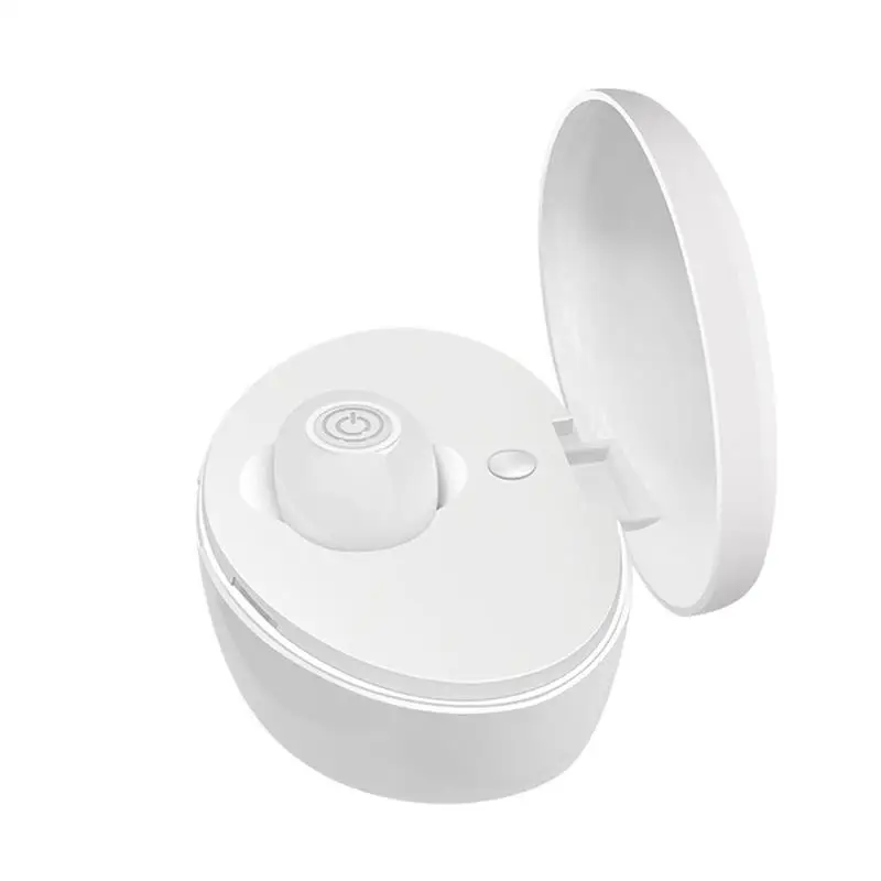 TWS Single Ear Wireless Bluetooth Headset With Charging Compartment In ear Earplugs Single sided Hands free Wireless Headset