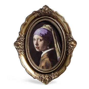 

European retro photo frame set 6 inch oil painting creative photo frame picture frame decoration wall photo frames for picture