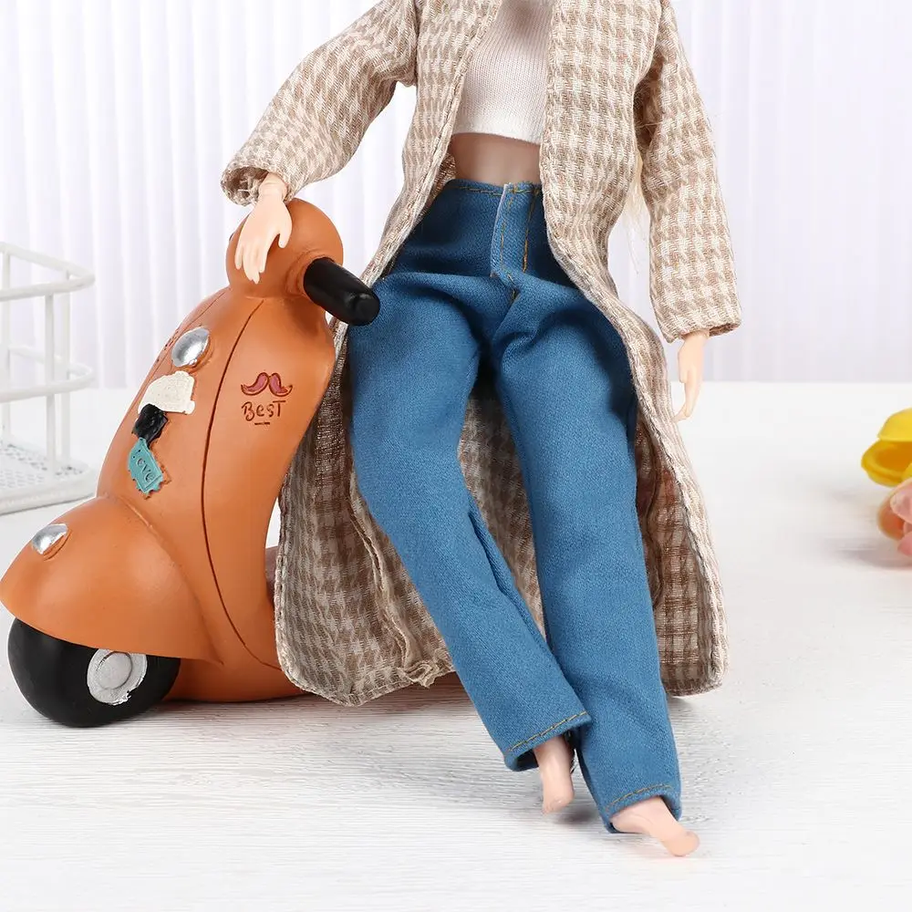High Quality 1:6 Scale Male Doll Pants Dolls Accessories Toy Clothes Mini Casual Jeans Doll Trousers Role play Dress Up Game