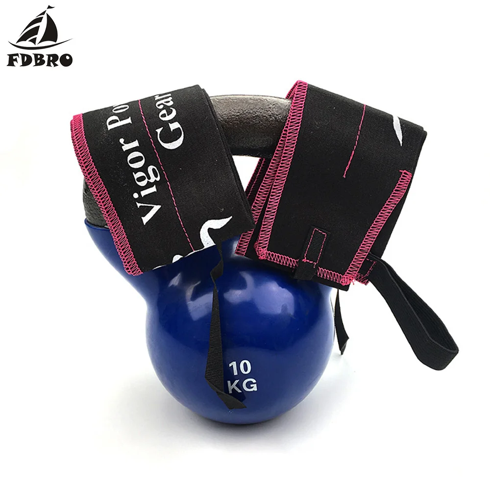 FDBRO напульсник из хлопка высокой плотности для поддержки запястья Kettlebell силовая защита для тренировок защитное спортивное снаряжение