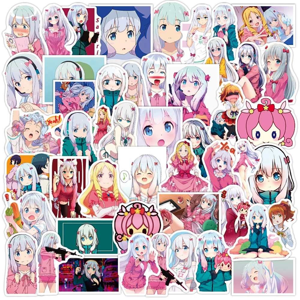 

50PCS Eromanga Sensei Stickers Skateboard Laptop Guitar Luggage Phone Cool Waterproof Graffiti Decal Sticker Kid Classic Toys