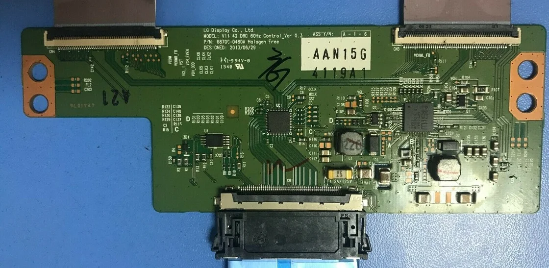 Запчасти для телевизора тайминг контроллер T-Con Board LG 42LF620V 6870C-0480A с кабелями |
