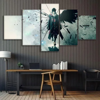 

5 Pieces Decorative Canvas Painting Inkjet Art Painting Naruto Home Decor Inkjet Painting For Home Decor Wall Pictures