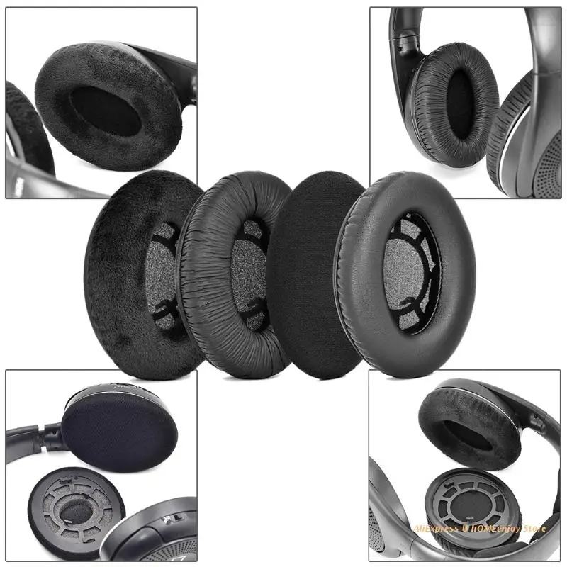 Cuscinetti Auricolari Per Sennheiser RS120/RS110 - Ricambio In Tessuto, Confortevoli